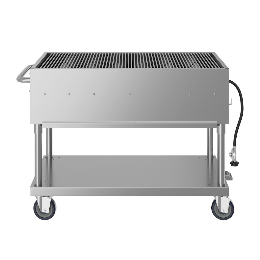 48 in. Mobile Outdoor Grill Stainless Steel, ETL Listed in Stainless-Steel. Picture 6