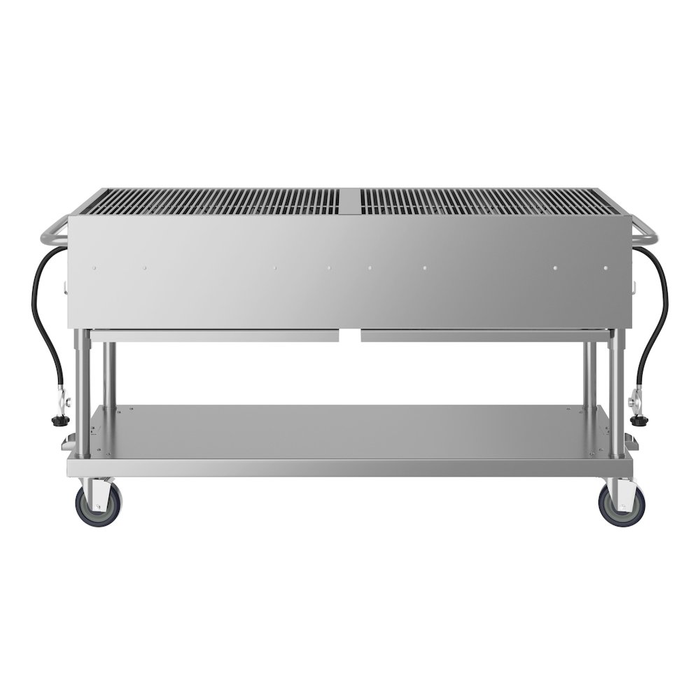 60 in. Mobile Outdoor Propane Gas Grill, ETL Listed in Stainless-Steel. Picture 6