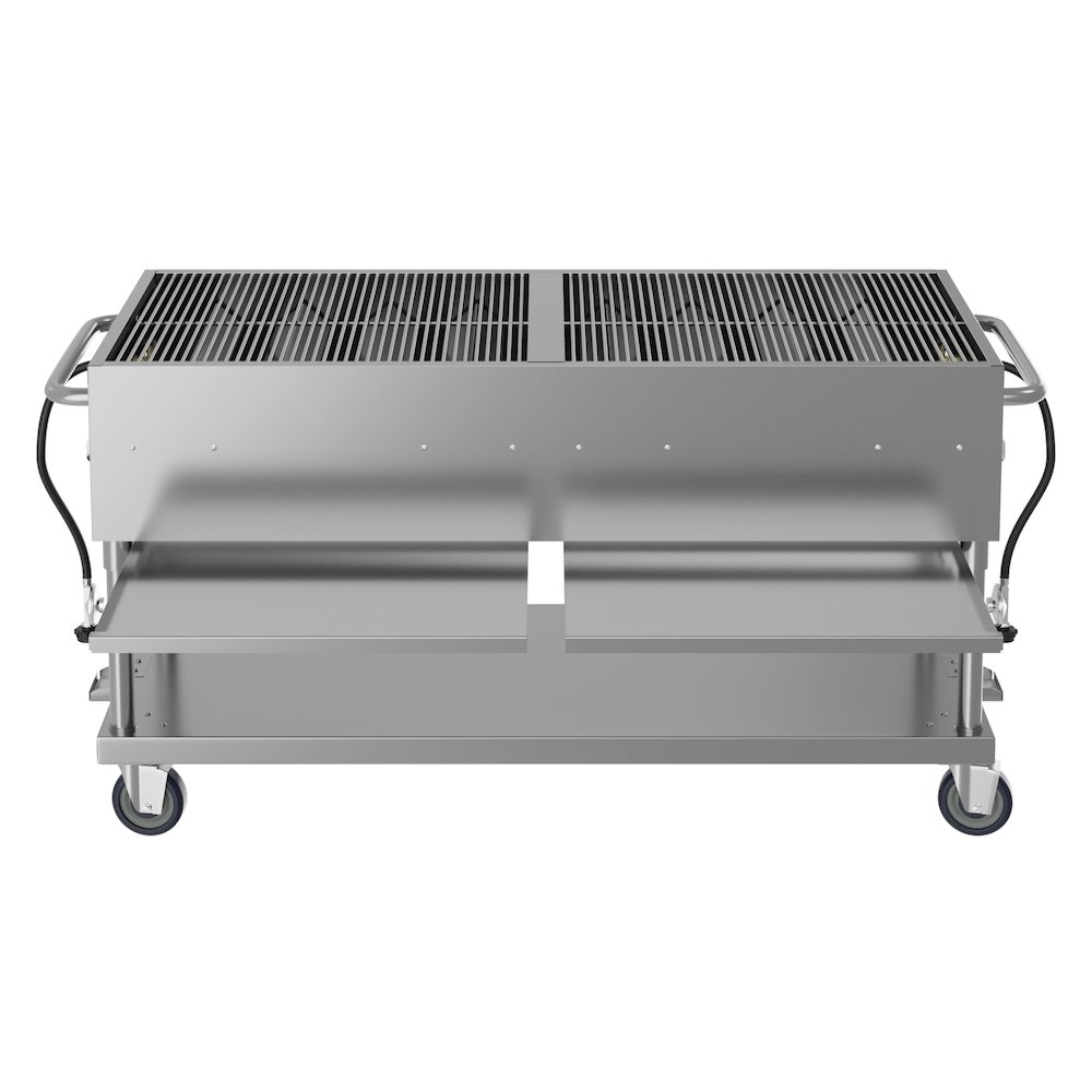 60 in. Mobile Outdoor Propane Gas Grill, ETL Listed in Stainless-Steel. Picture 7