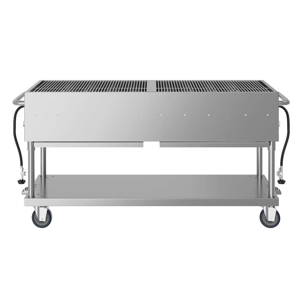 72 in. Mobile Outdoor Propane Gas Grill, ETL Listed in Stainless-Steel. Picture 6