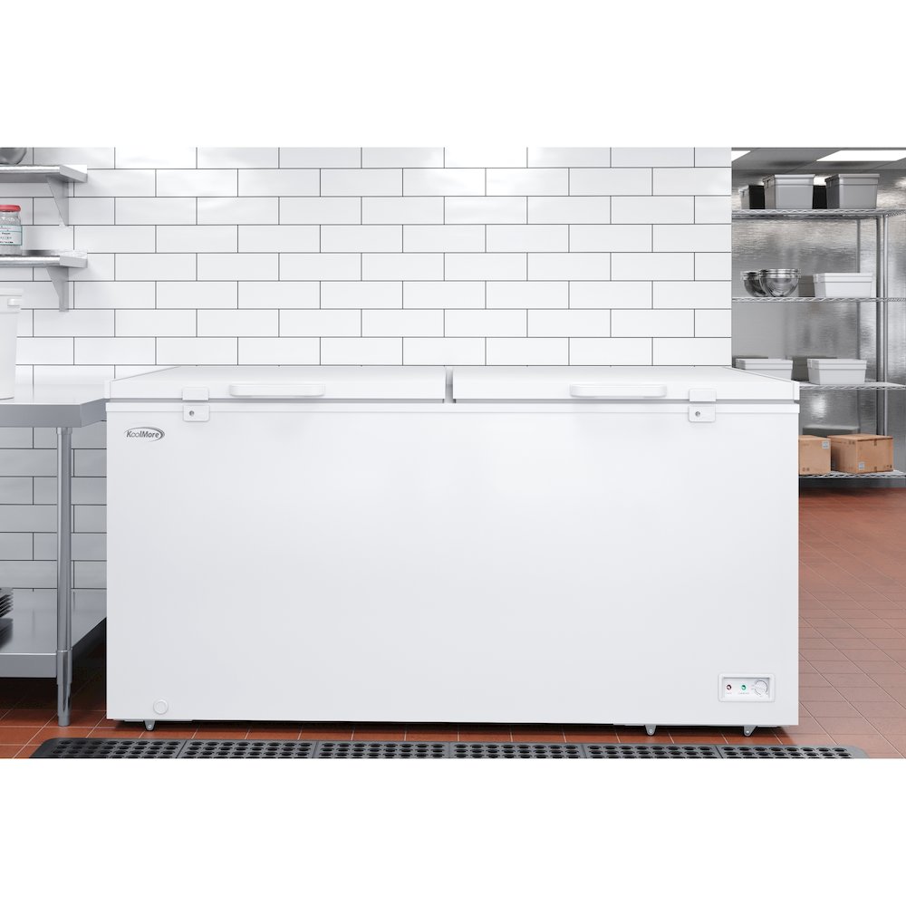 79 in. Commercial Chest Freezer, 30 Cu. Ft. in White, ETL Listed. Picture 5