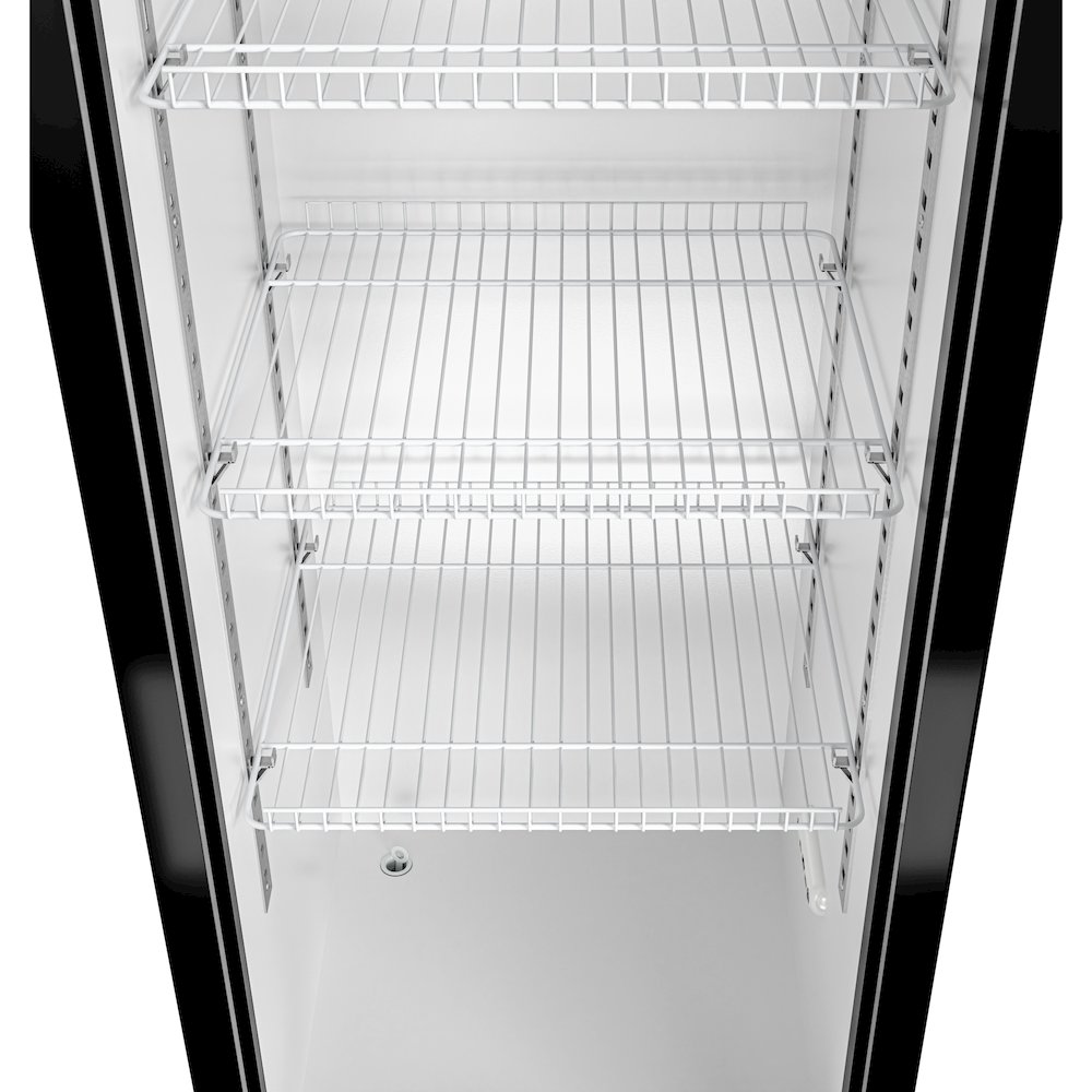 17 in. Slim Commercial Merchandiser Refrigerator 7 Cu. Ft. in Black, ETL Listed. Picture 7