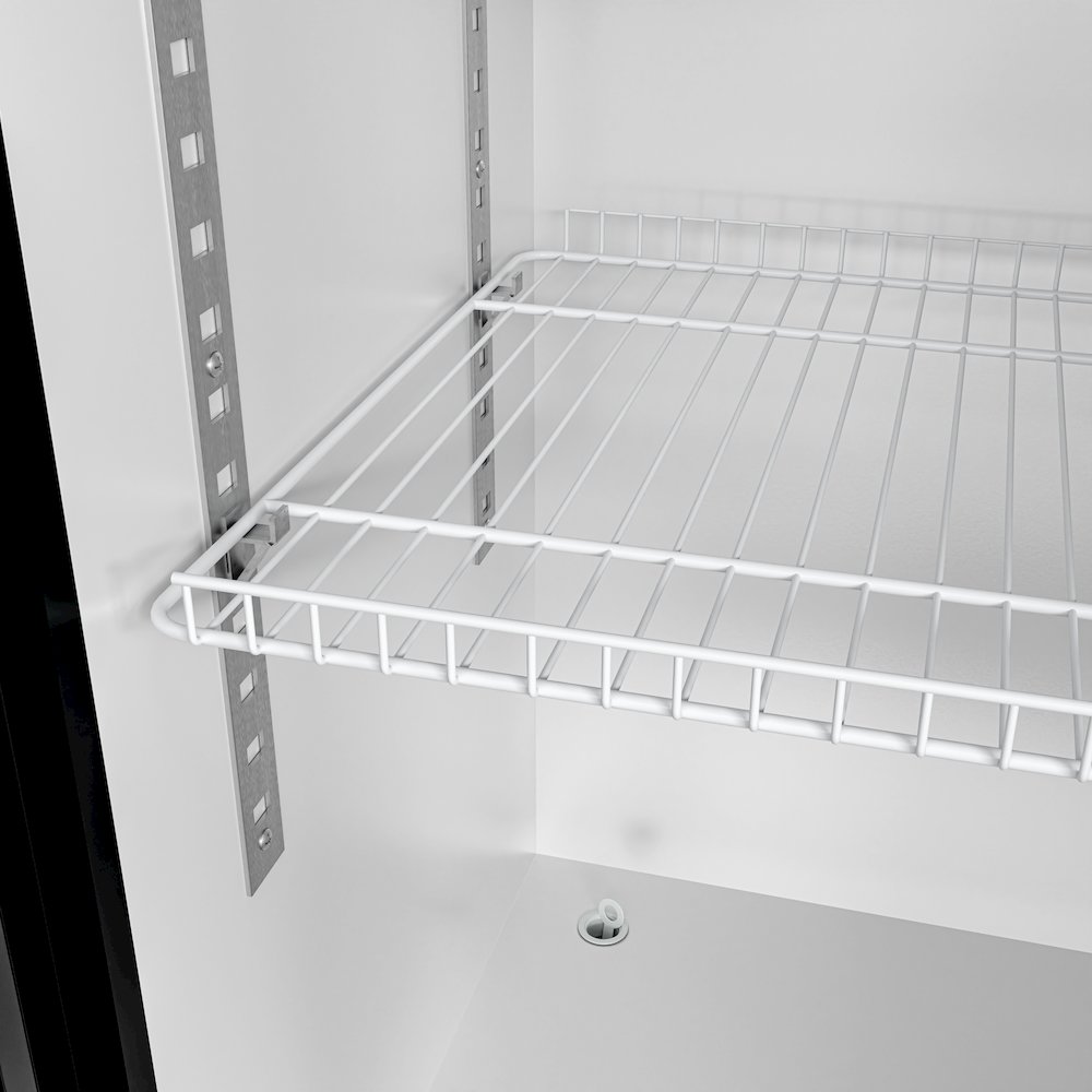 17 in. Slim Commercial Merchandiser Refrigerator 7 Cu. Ft. in Black, ETL Listed. Picture 10