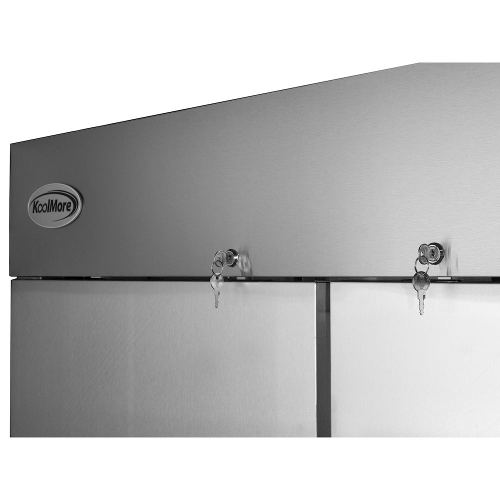 54 in. Two-Door Reach-In Refrigerator - 47 Cu Ft.. Picture 11