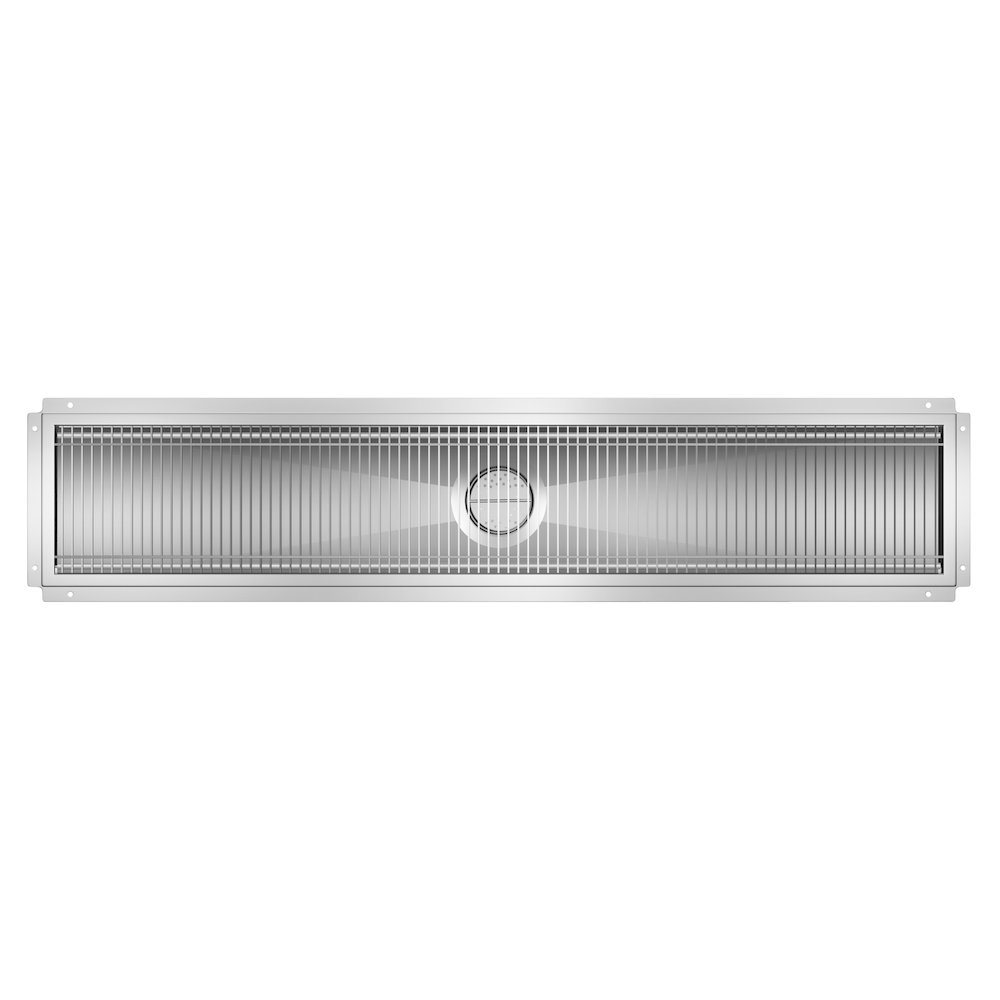 12" x 60" Stainless Steel Floor Trough Drain, 14-Gauge. Picture 5