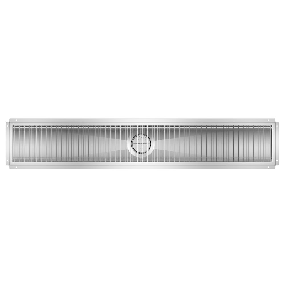 12" x 72" Stainless Steel Floor Trough Drain, 14-Gauge. Picture 5