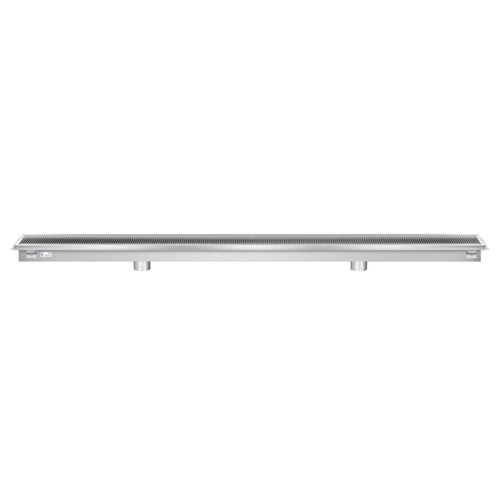 12" x 120" Stainless Steel Floor Trough Drain, 14-Gauge. Picture 4