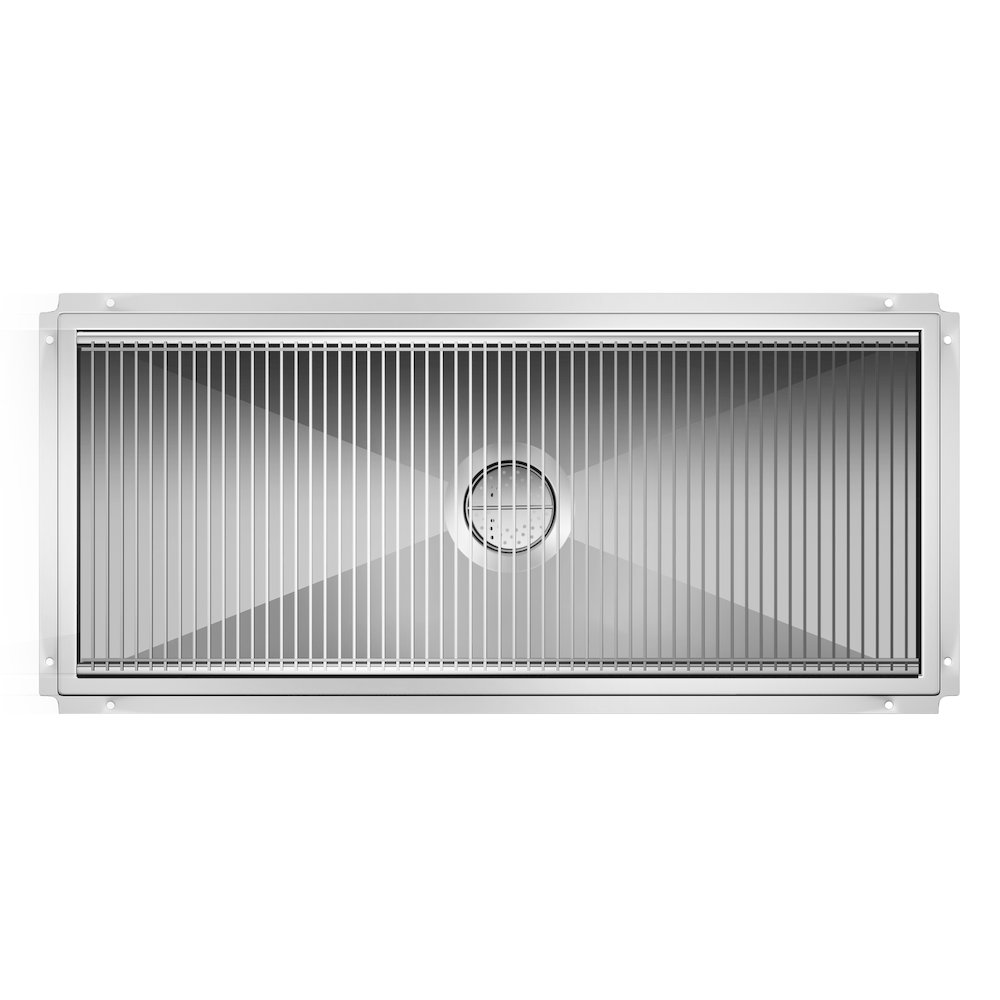 18" x 42" Stainless Steel Floor Trough Drain, 14-Gauge. Picture 5