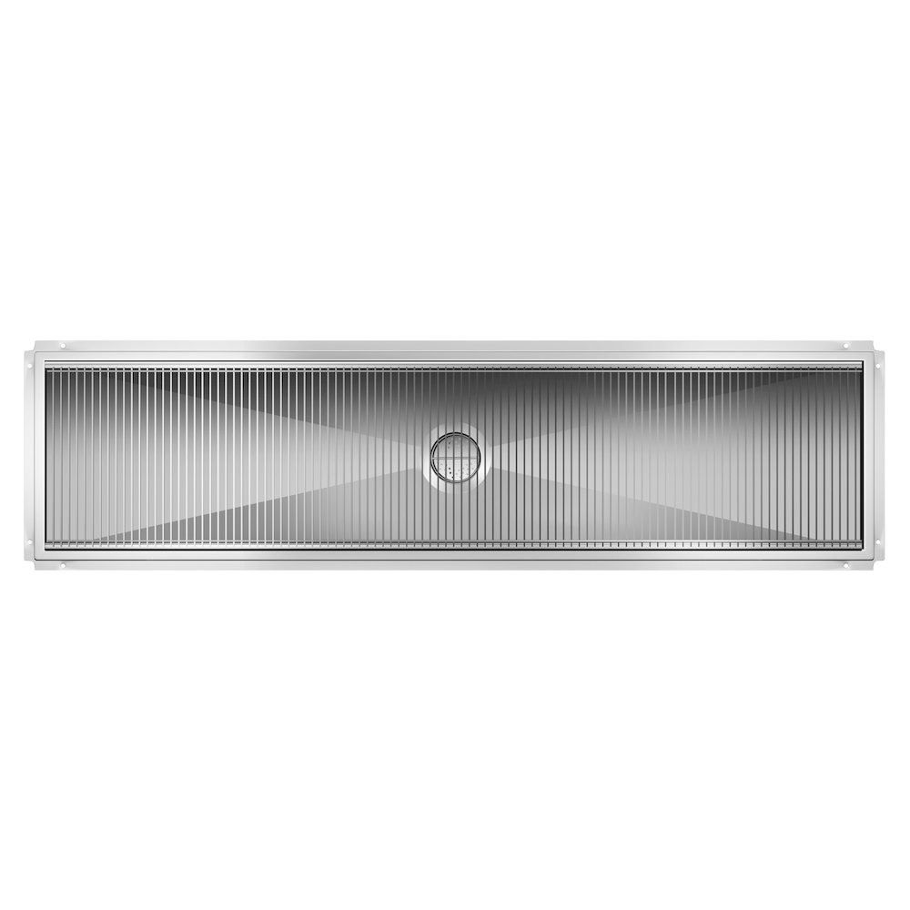 18" x 72" Stainless Steel Floor Trough Drain, 14-Gauge. Picture 5