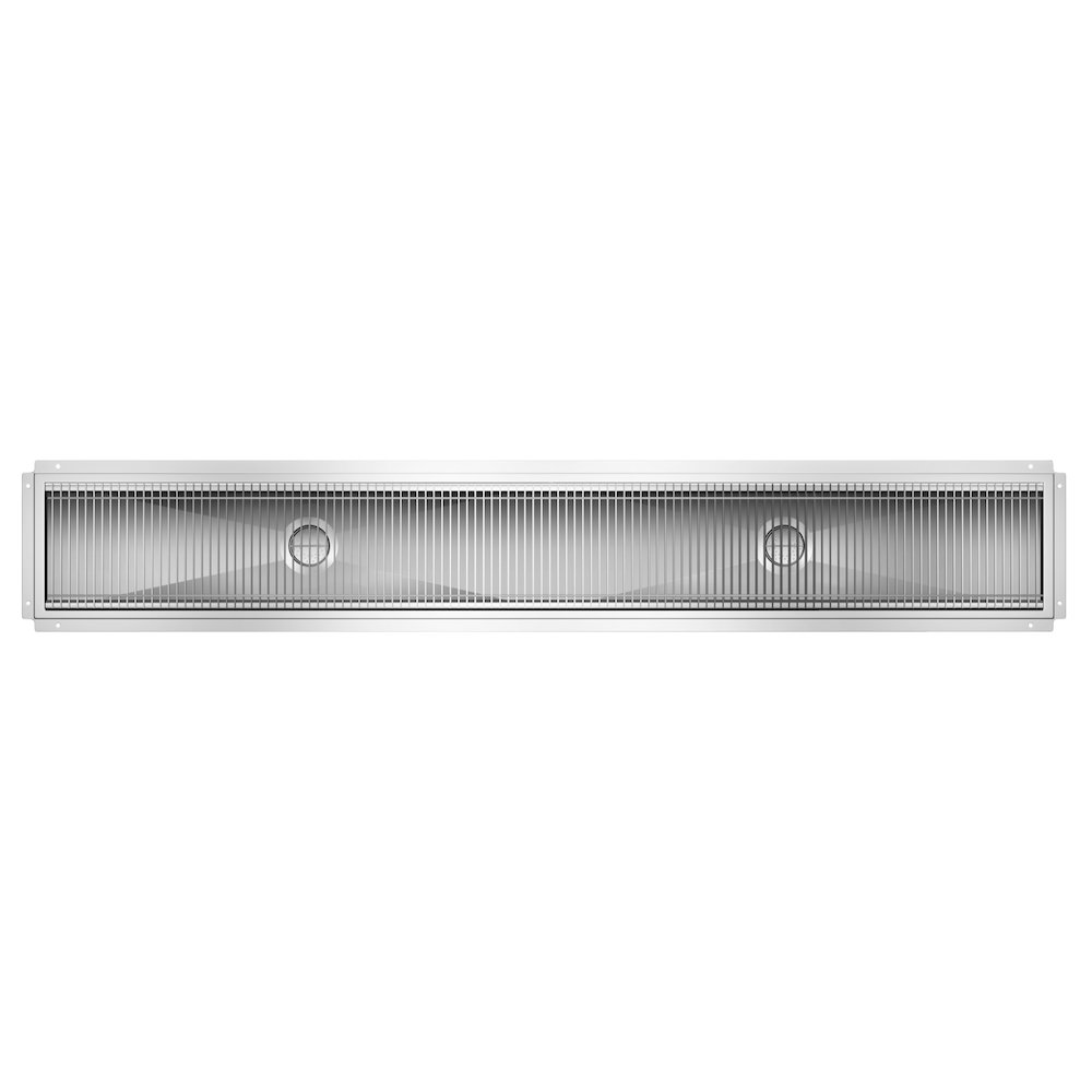 18" x 120" Stainless Steel Floor Trough Drain, 14-Gauge. Picture 5