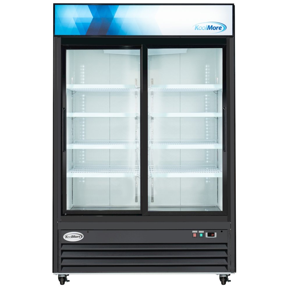53 in. Two-Door Merchandiser Refrigerator - 45 Cu Ft.. Picture 6