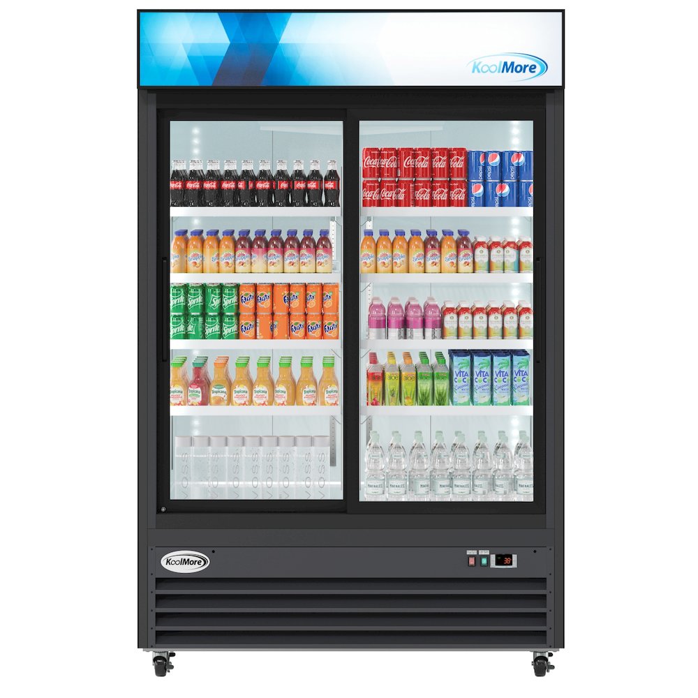 53 in. Two-Door Merchandiser Refrigerator - 45 Cu Ft.. Picture 3