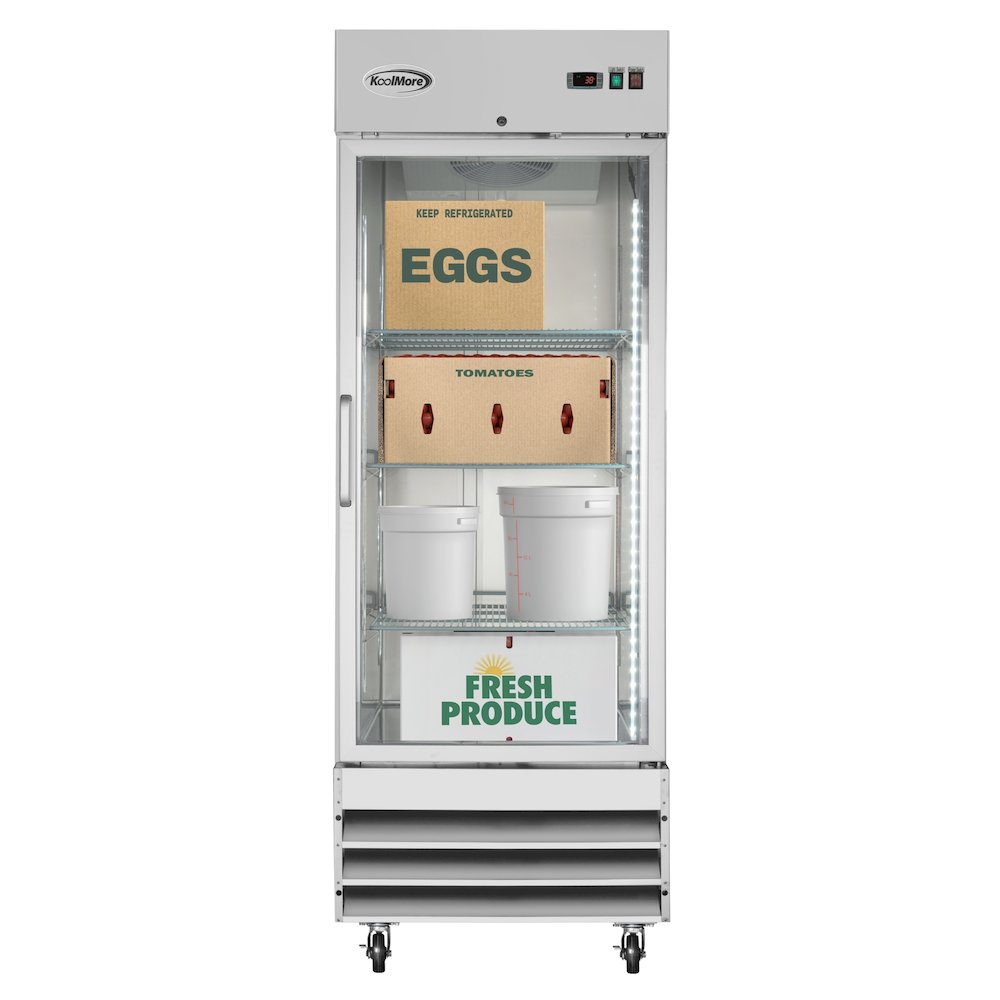 29 in. One-Door Reach-In Refrigerator - 21 Cu Ft.. Picture 3