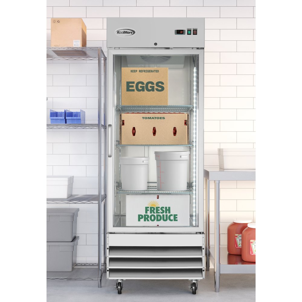 29 in. One-Door Reach-In Refrigerator - 21 Cu Ft.. Picture 4