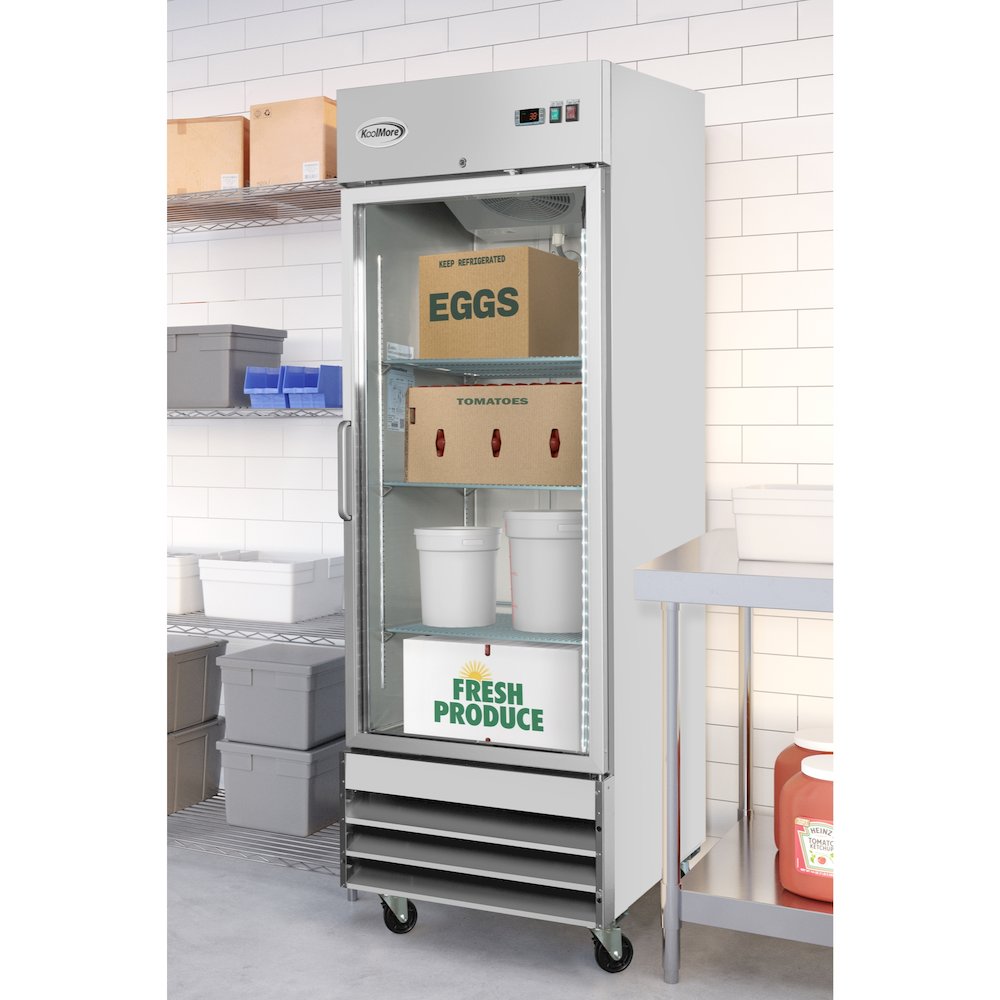 29 in. One-Door Reach-In Refrigerator - 21 Cu Ft.. Picture 5