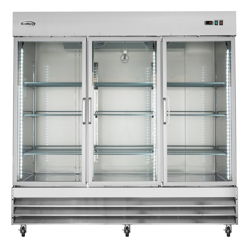 81 in. Three-Door Reach-In Refrigerator - 72 Cu Ft.. Picture 6