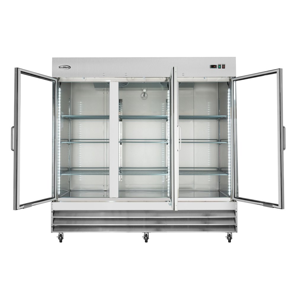 81 in. Three-Door Reach-In Refrigerator - 72 Cu Ft.. Picture 7
