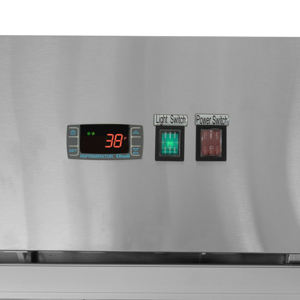 81 in. Three-Door Reach-In Refrigerator - 72 Cu Ft.. Picture 10