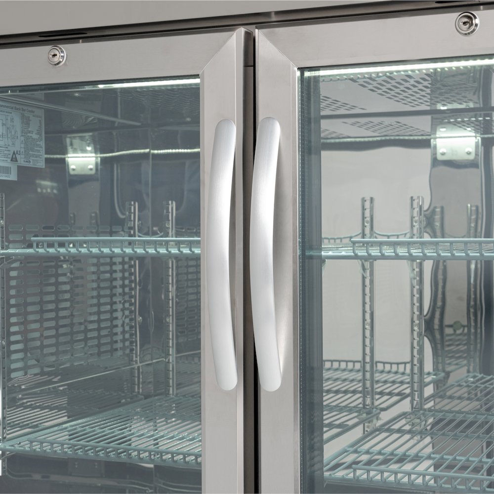 72 in. Three Glass Door Back Bar Cooler Refrigerator. Picture 8