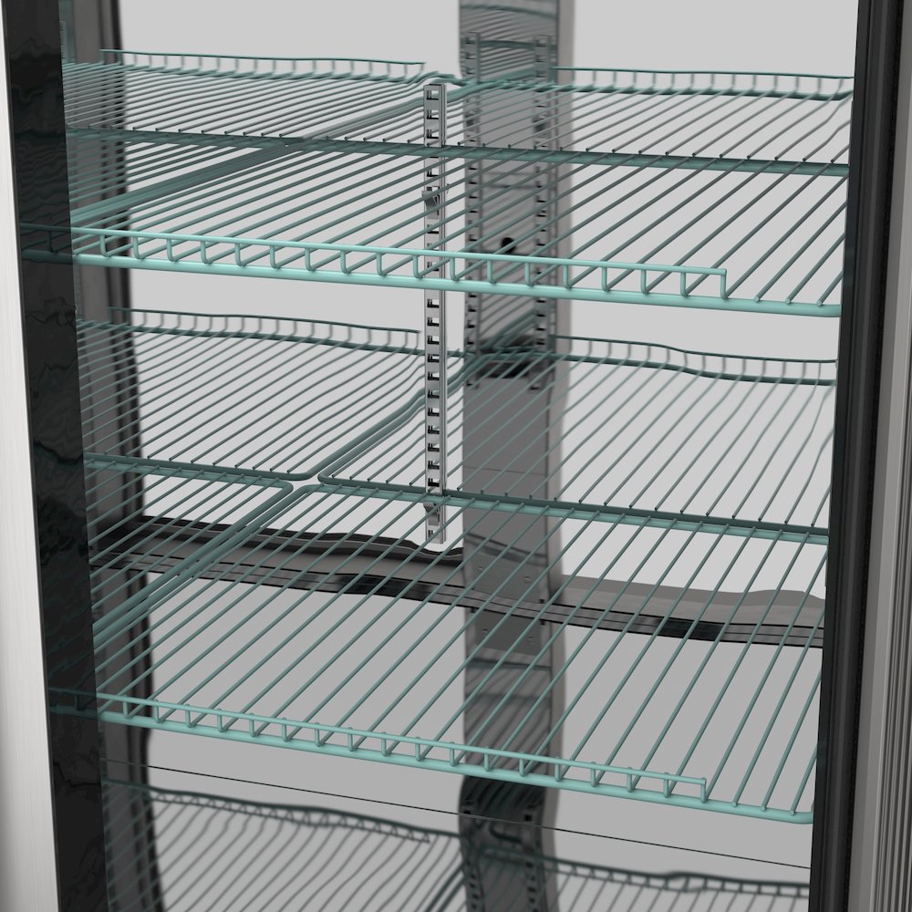 72 in. Three Glass Door Back Bar Cooler Refrigerator. Picture 9