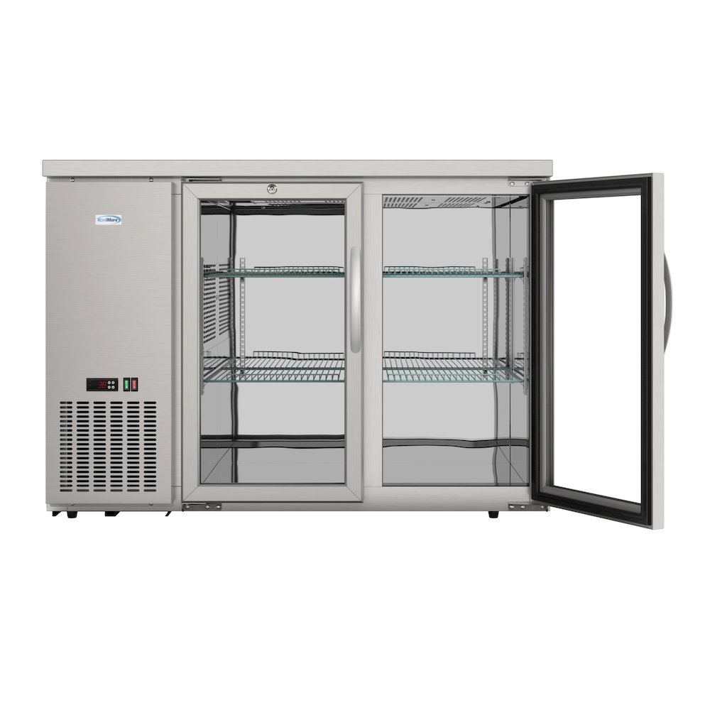 47 in. Two Glass Door Back Bar Cooler Refrigerator. Picture 6