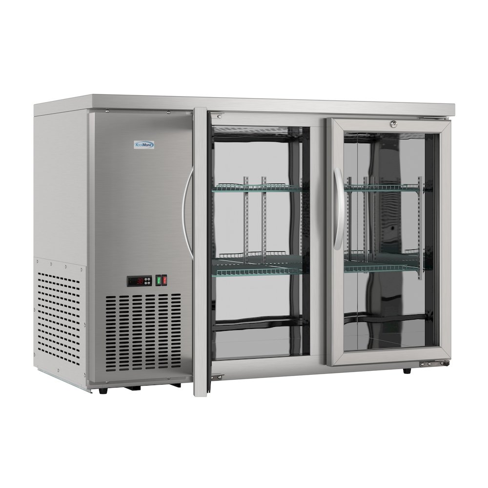 47 in. Two Glass Door Back Bar Cooler Refrigerator. Picture 8