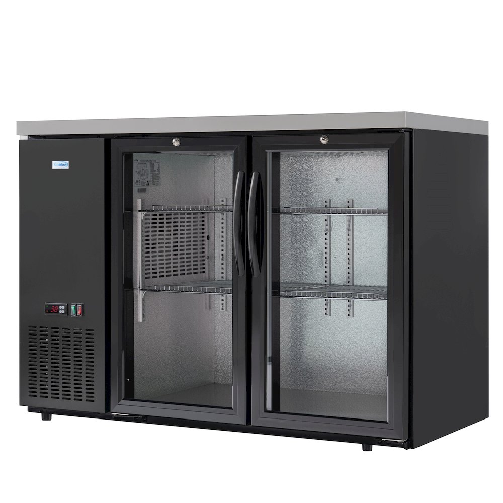 47 in. Two Glass Door Back Bar Cooler Refrigerator. Picture 6