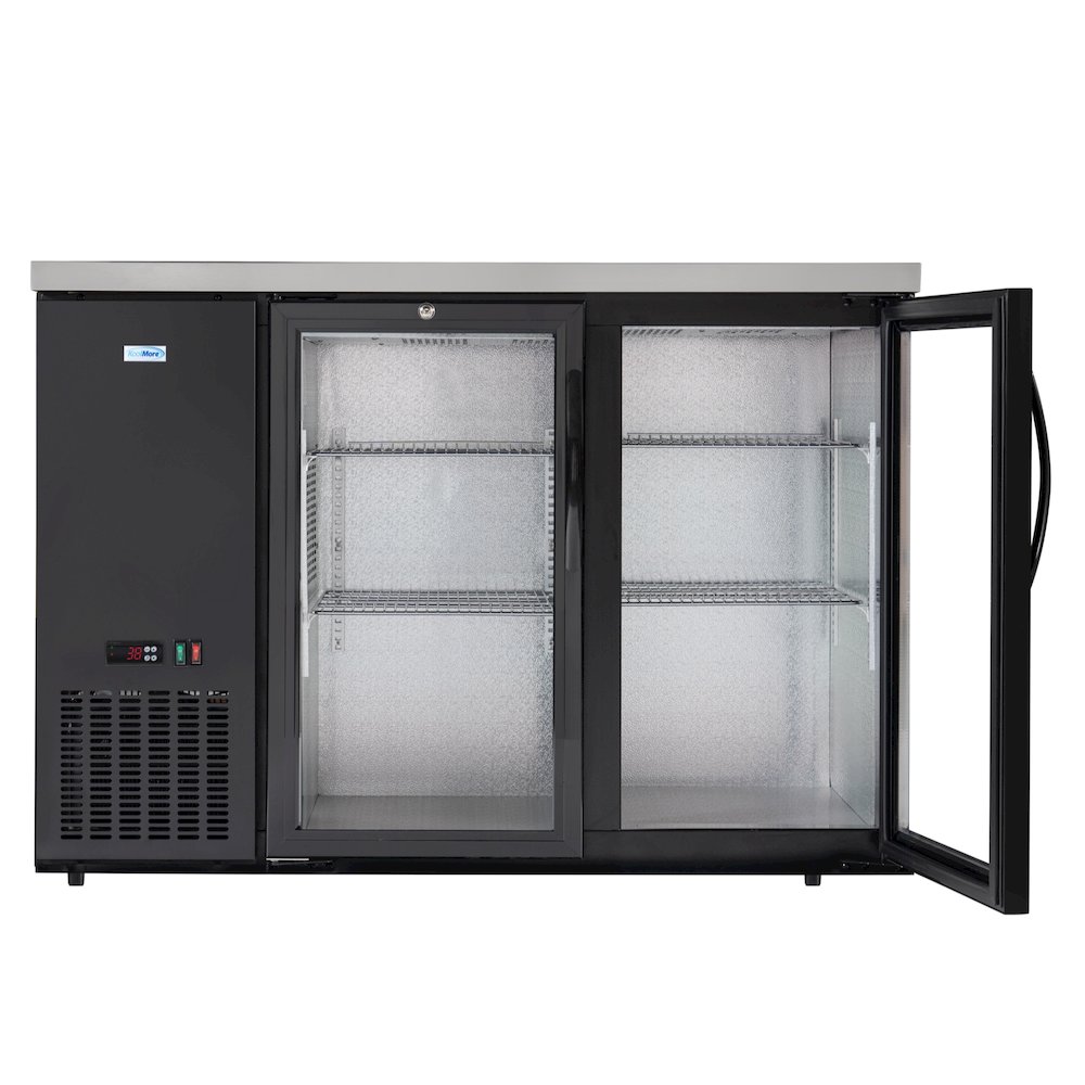 47 in. Two Glass Door Back Bar Cooler Refrigerator. Picture 11