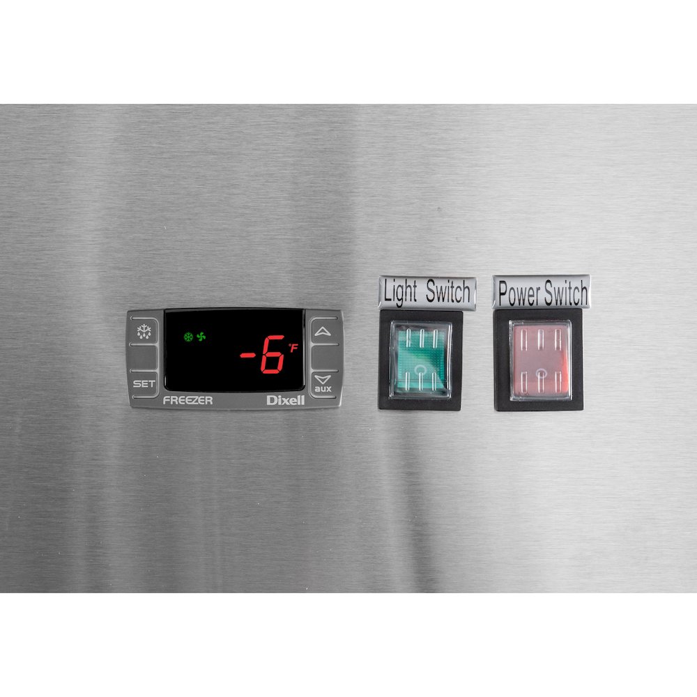 54 in. Two Glass Door Reach-In Freezer 47 cu ft.. Picture 9