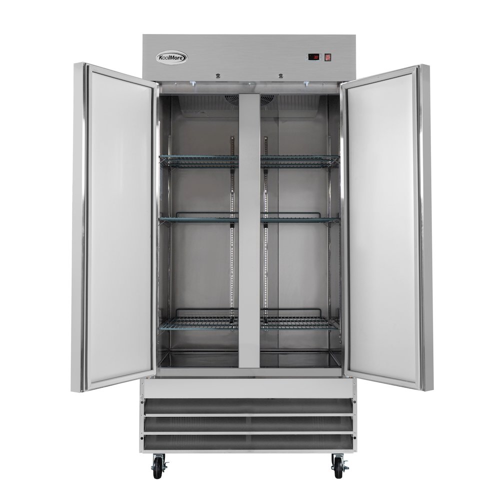 39 in. Commercial Stainless Steel 2-Door Reach-In Refrigerator, 35 cu. ft.. Picture 7