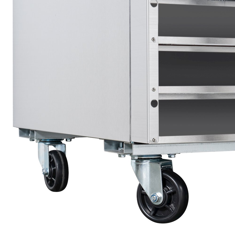 39 in. Commercial Stainless Steel 2-Door Reach-In Refrigerator, 35 cu. ft.. Picture 12