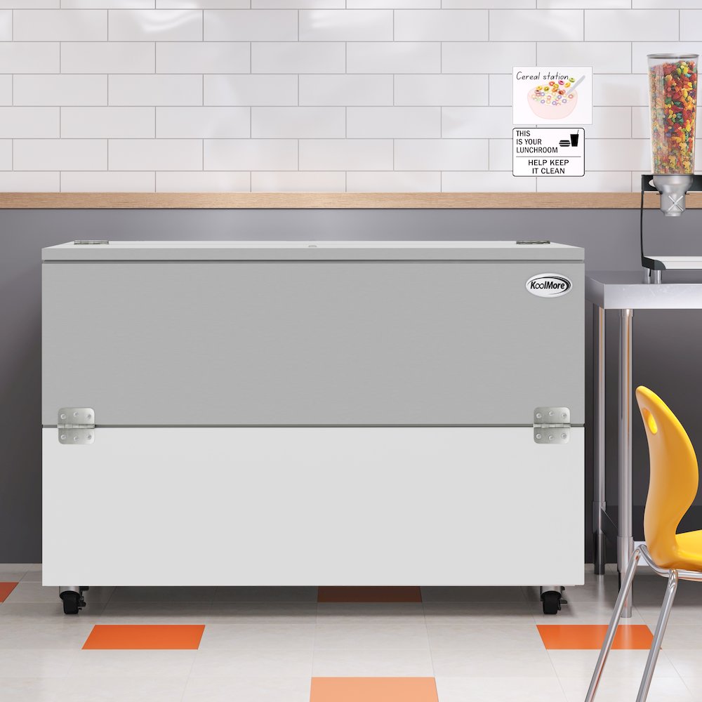 58 in. Milk Cooler for School and Cafeteria, 16 Crate Capacity. Picture 5