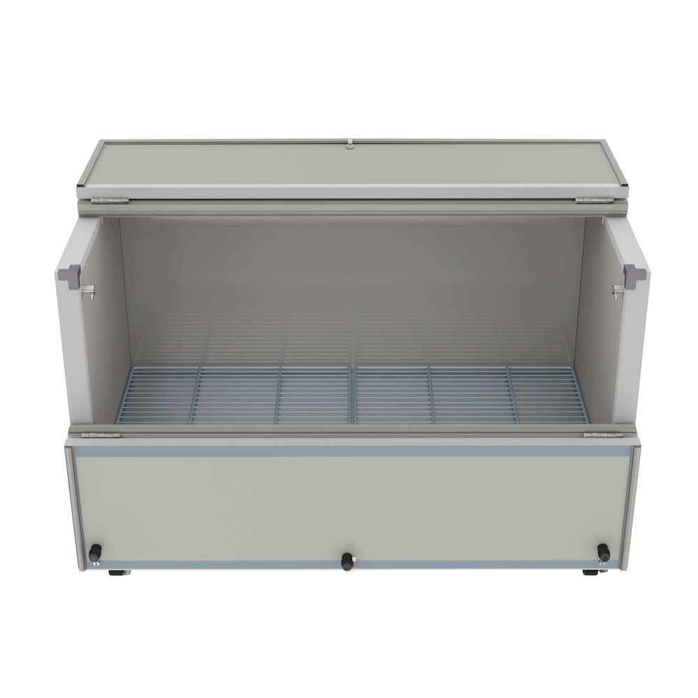 58 in. Milk Cooler for School and Cafeteria, 16 Crate Capacity. Picture 10