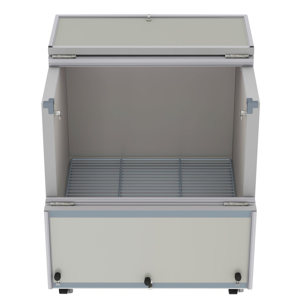 34 in. Milk Cooler for School and Cafeteria, 8 Crate Capacity. Picture 7