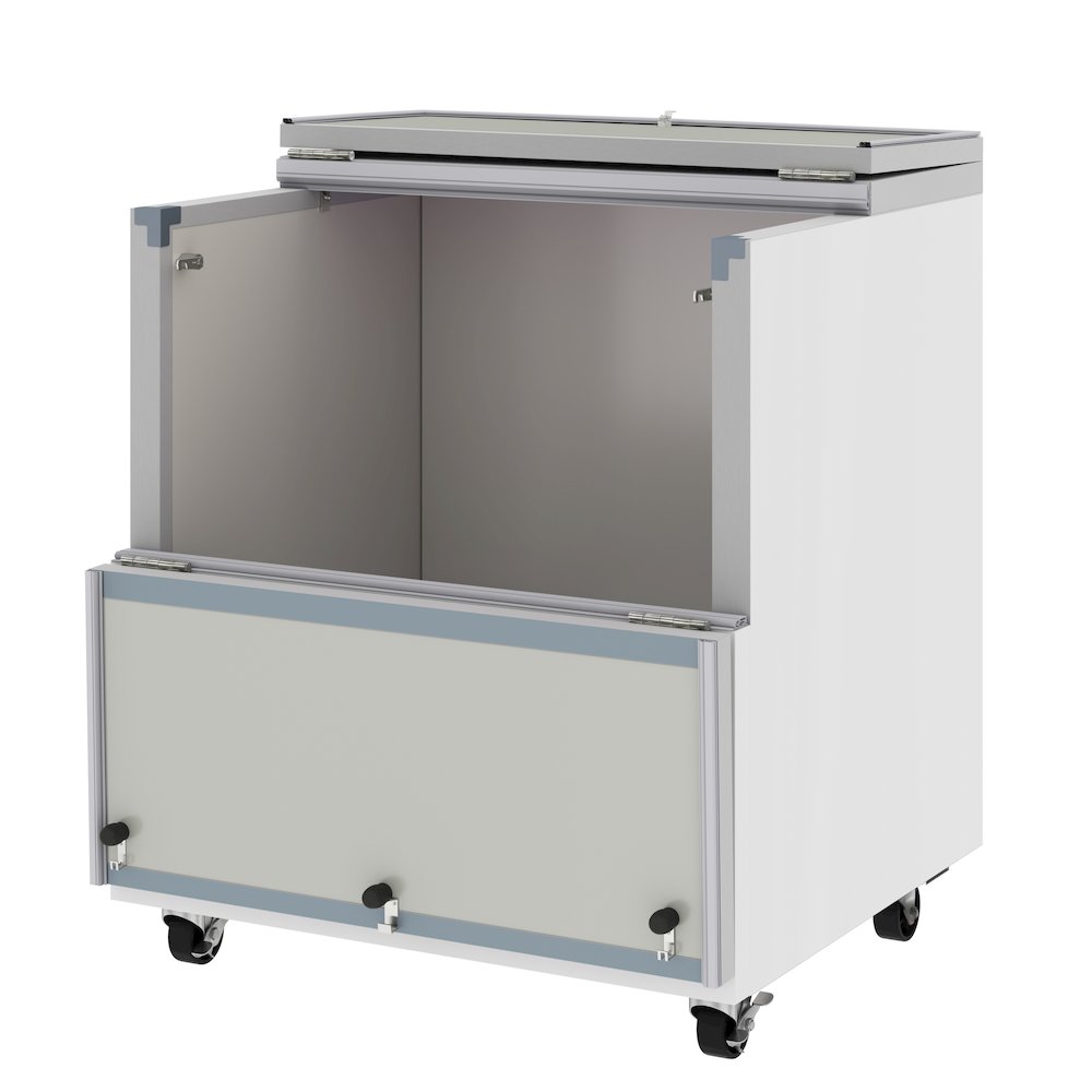 34 in. Milk Cooler for School and Cafeteria, 8 Crate Capacity. Picture 8