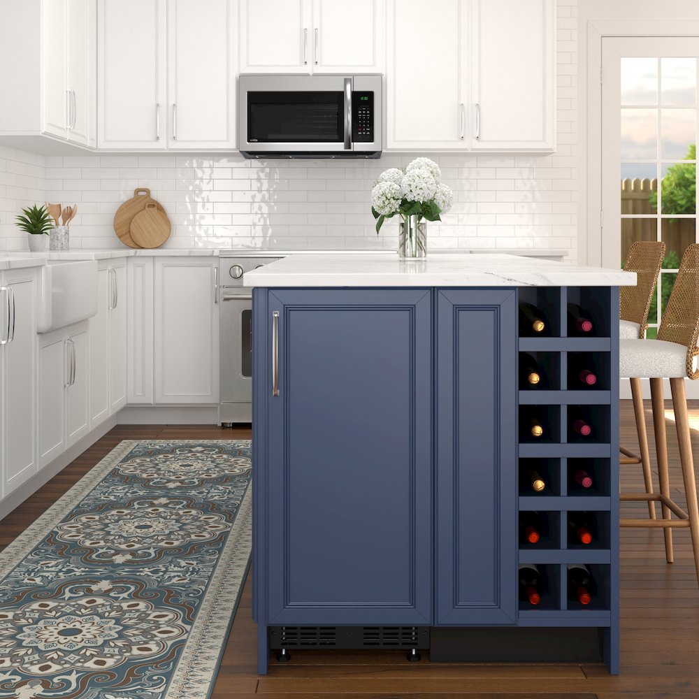 15 in. Built-In Panel Ready Undercounter Beverage Refrigerator, Compact. Picture 5