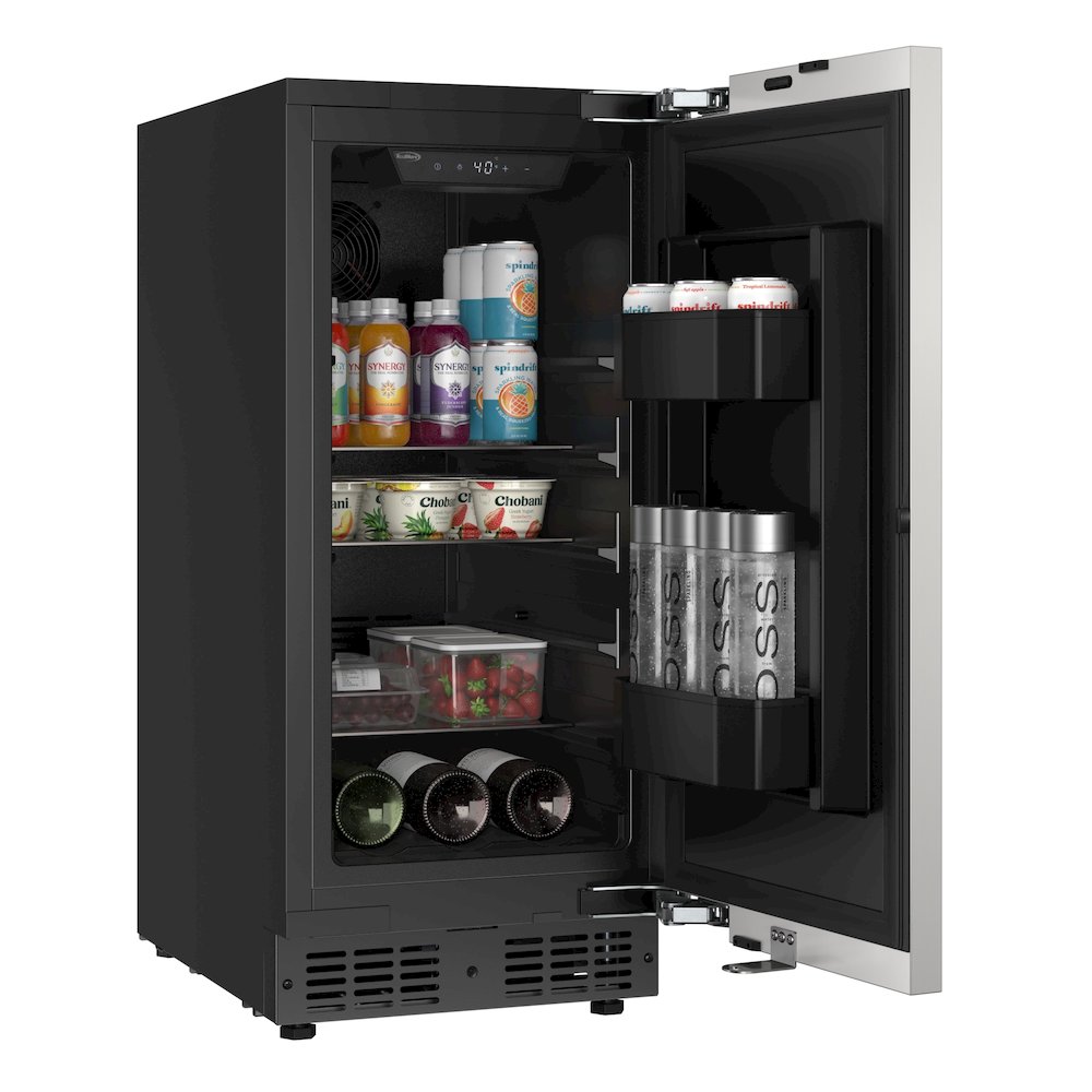 15 in. Built-In Panel Ready Undercounter Beverage Refrigerator, Compact. Picture 9
