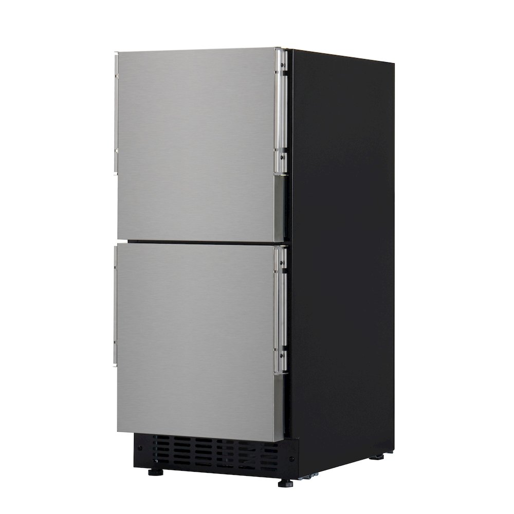 15 in. Panel Ready Built-in Double Refrigerator, Frost-Free Undercounter Fridge. Picture 9