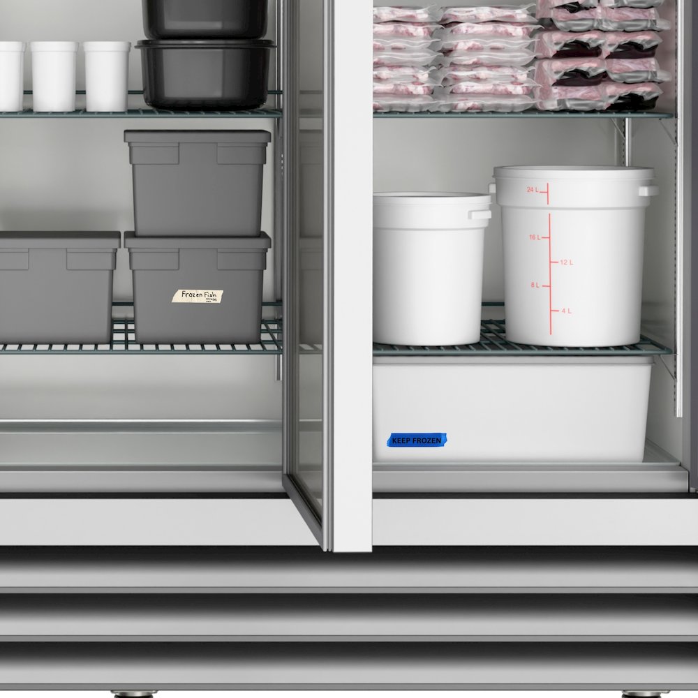 82 in. Three-Door Reach-In Freezer 72 cu ft.. Picture 7