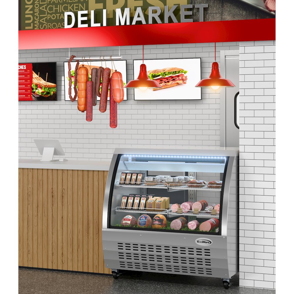 47 in. Deli Display Refrigerator - 18 Cu Ft.. Picture 5