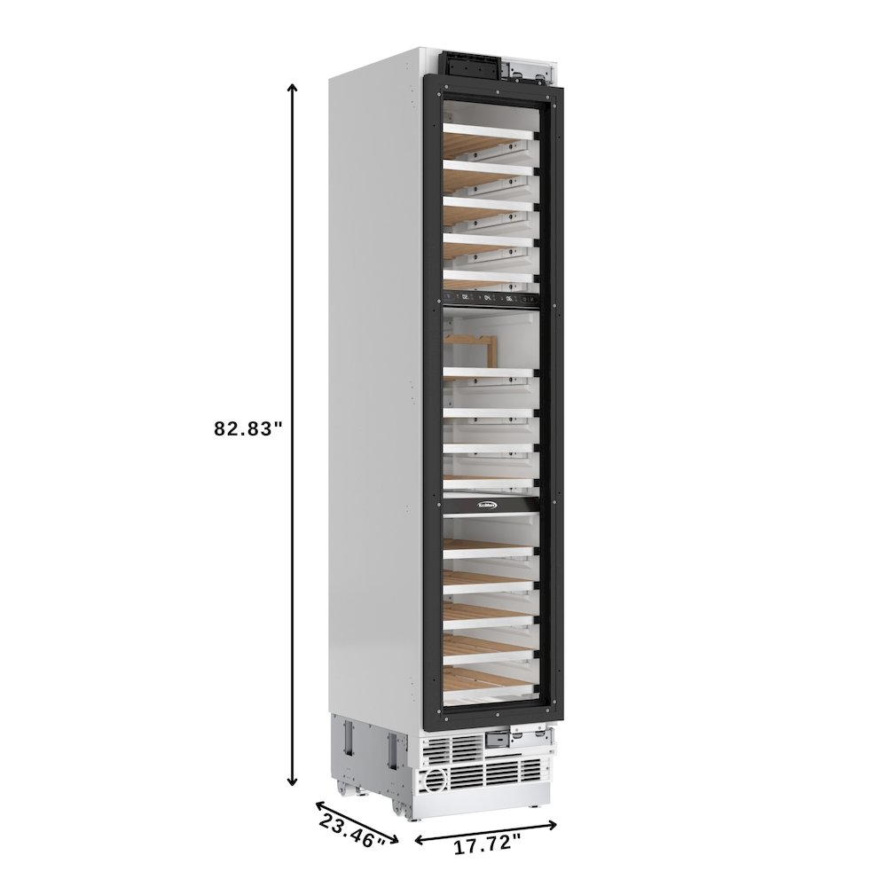 KoolMore Reserve 18 in. Panel Ready 68-Bottle Column Wine Cooler Refrigerator. Picture 1