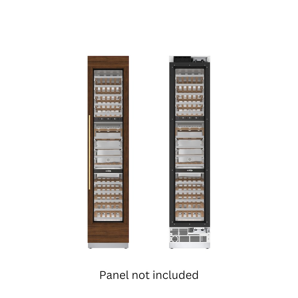 KoolMore Reserve 18 in. Panel Ready 68-Bottle Column Wine Cooler Refrigerator. Picture 3