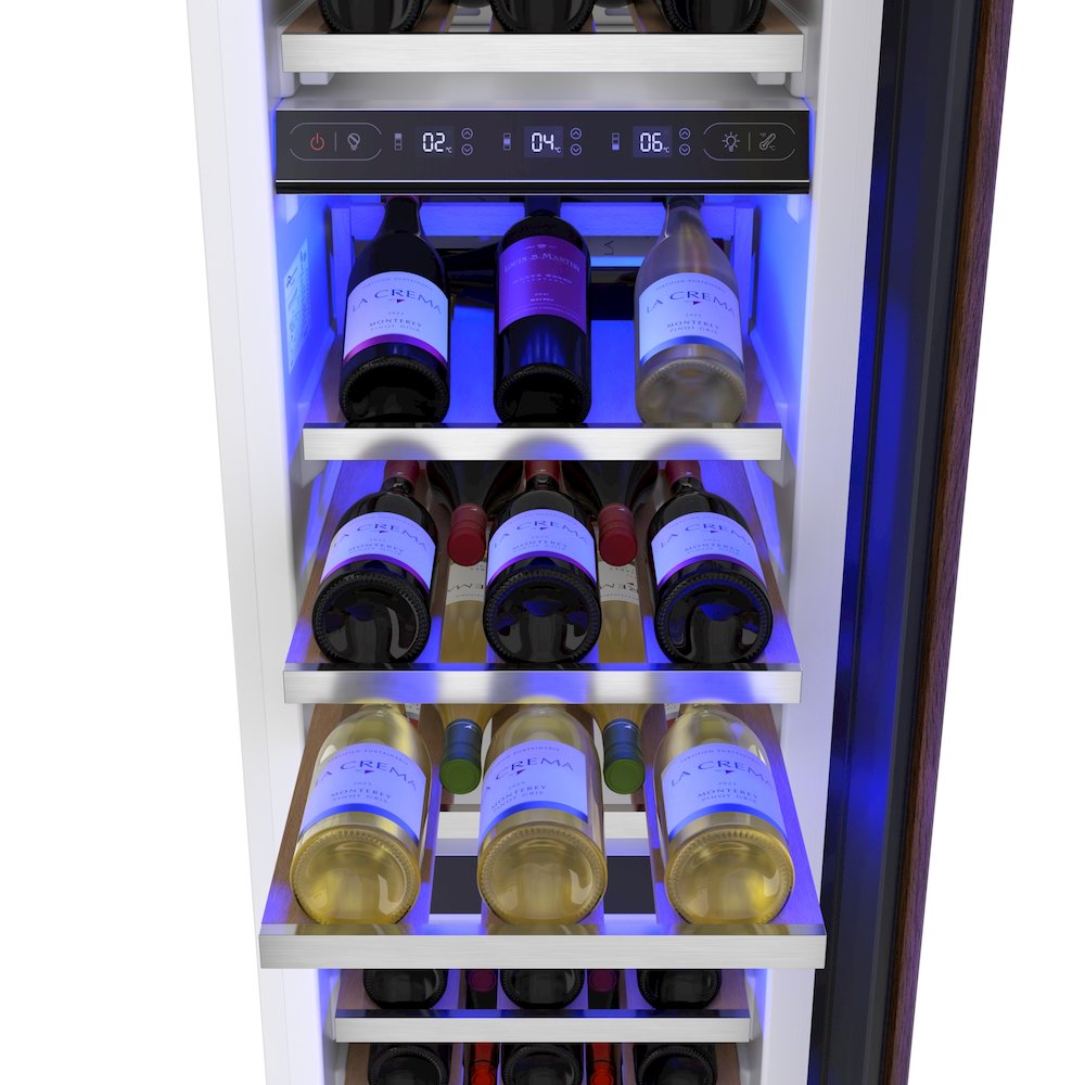 KoolMore Reserve 18 in. Panel Ready 68-Bottle Column Wine Cooler Refrigerator. Picture 9
