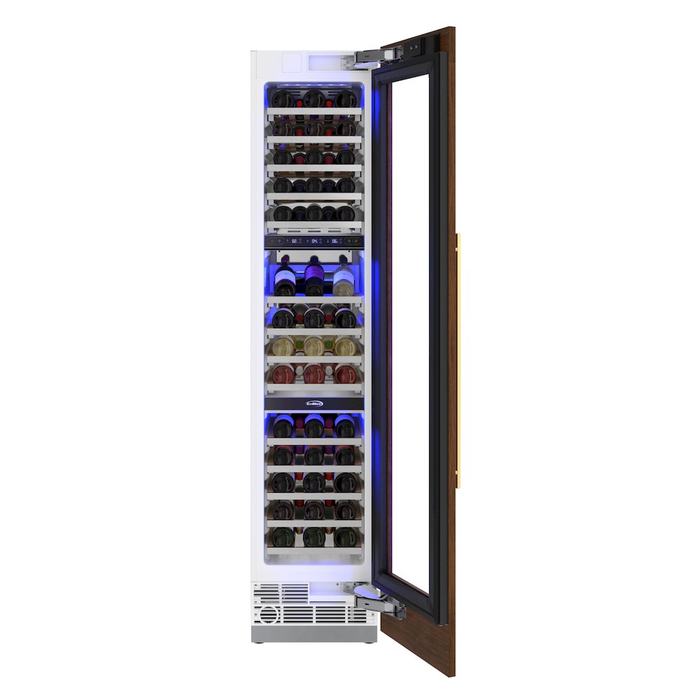 KoolMore Reserve 18 in. Panel Ready 68-Bottle Column Wine Cooler Refrigerator. Picture 2
