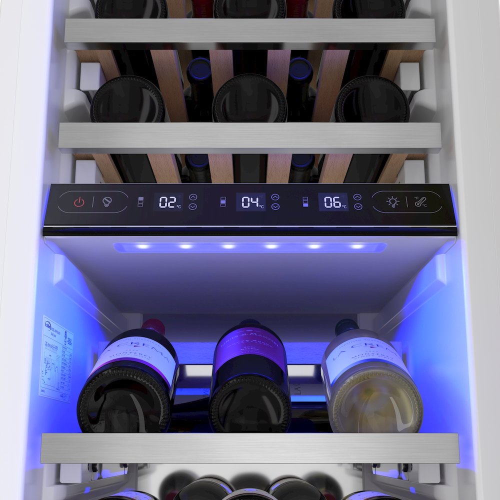 KoolMore Reserve 18 in. Panel Ready 68-Bottle Column Wine Cooler Refrigerator. Picture 8