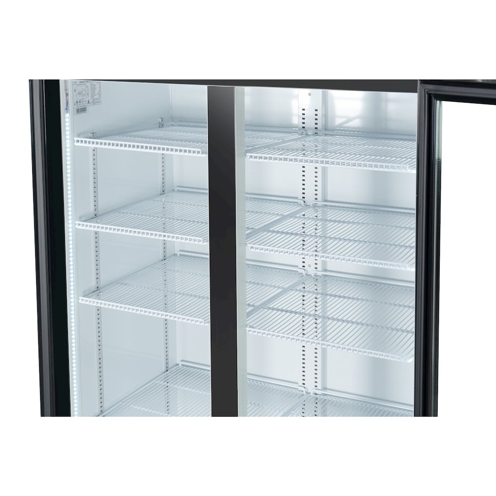 45 in. Two Glass Door Merchandiser Refrigerator - 35 Cu. Ft.. Picture 7