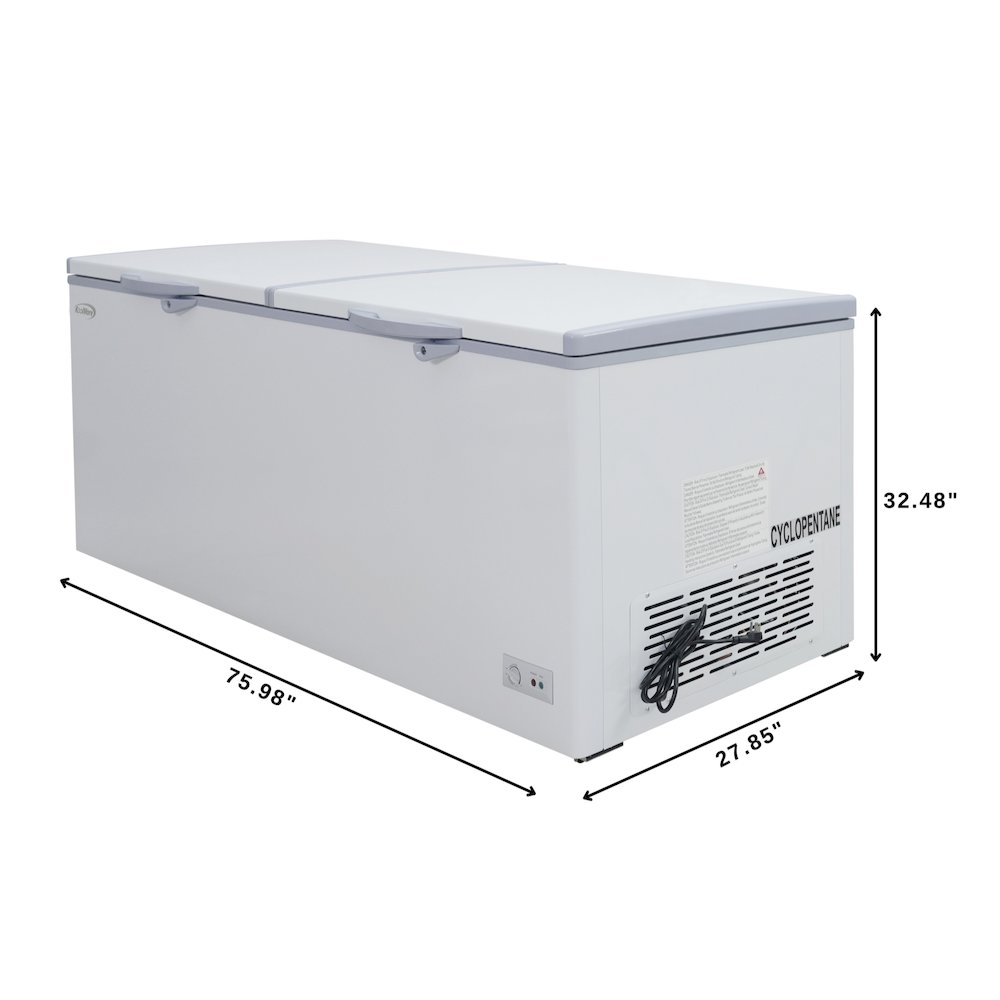 76 in. Commercial Chest Freezer 20 cu ft.. Picture 1