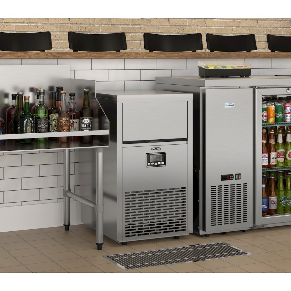 18 in. 100 lbs./24 hrs. & Residential Crescent Ice Maker. Picture 4