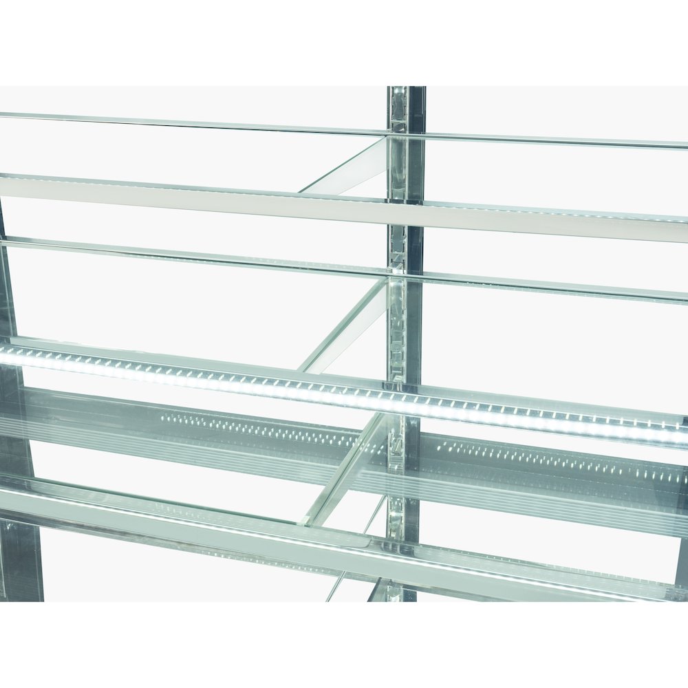 71 in. Refrigerated Bakery Display Case for Cakes, Stainless Steel Frame. Picture 12