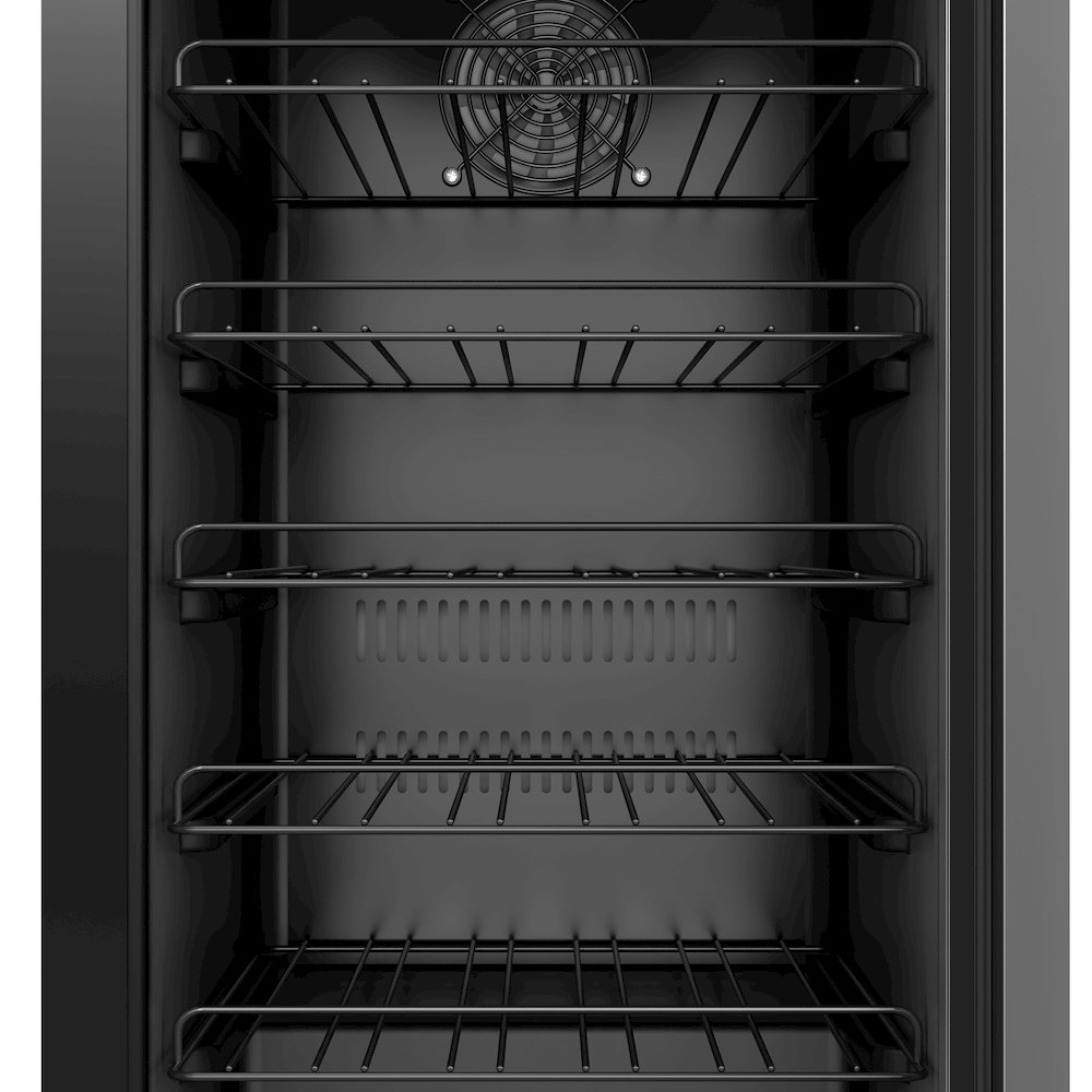 15 in Small Stainless Steel Glass-Door Built-In Refrigerator and Beverage Cooler. Picture 10